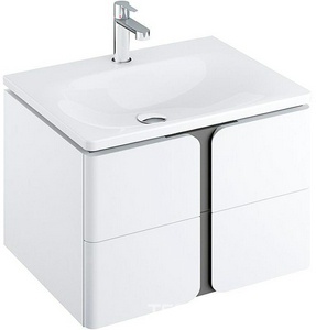 Тумба под умывальник SD  800 белый/графит Ravak BALANCE X000001369