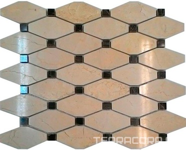 Мозаика Спектр-М Натуральный камень Мозаика из камня на сетке М20-213Р 29.5x34 Комбинированный 