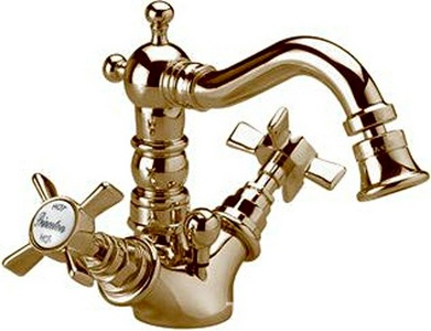 Смеситель для биде, с д/к, (цв. бронза)  ZZ Gaia Princeton RB 844 BR