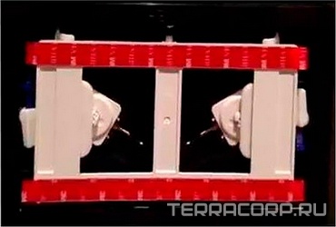 Клавиша двойного смыва, (под плитку (под наполнение по желанию заказчика)), Sigma 70 ZZ