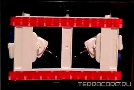 Клавиша двойного смыва, (под плитку (под наполнение по желанию заказчика)),  ZZ Geberit Sigma 70 115.620.00.1