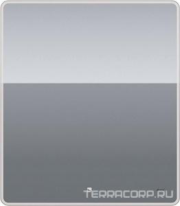 Зеркало , 70x80 см, сенсорный выключатель, LED-подсветка, ZZ Dreja POINT 99.9028
