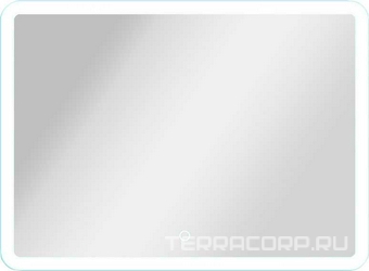 Зеркало 1000x800х30мм, с встроенным по периметру светильником, сенсорным выключателем и диммером, Vincea ZZ