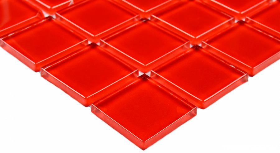 Мозаика Bonaparte Мозаика стеклянная Red glass (25x25x4) 30x30 Комбинированный, фото 4