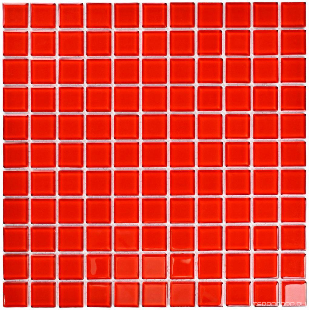 Мозаика Bonaparte Мозаика стеклянная Red glass (25x25x4) 30x30 Комбинированный, фото 3