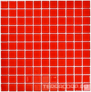 Мозаика Bonaparte Мозаика стеклянная Red glass (25x25x4) 30x30 Комбинированный 