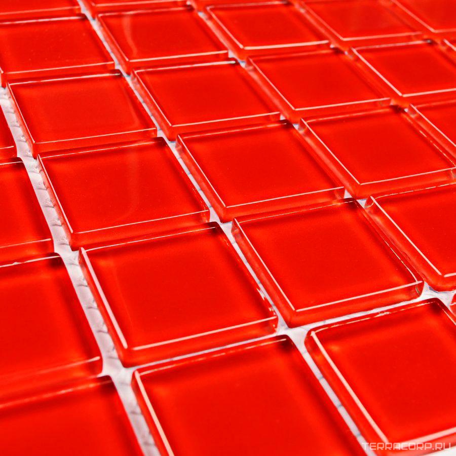 Мозаика Bonaparte Мозаика стеклянная Red glass (25x25x4) 30x30 Комбинированный, фото 5