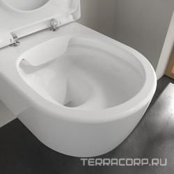 Унитаз подвесной 370х530мм, сиденье с микролифтом, крепёж в компл., (цв. 01 white), Avento ZZ