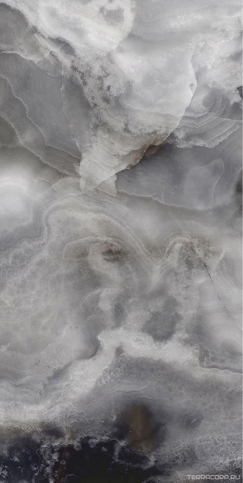 Керамогранит WIFI Ceramics Luxury Stone Grey Sparrow Jade 75x150 Серый, фото 6