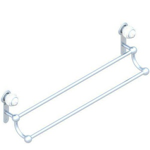 Полотенцедержатель двойной 70см. (цв. хром//декор белый/платина) Marquise blanc decor platine ZZ THG Marquise Blanc Decor A7G-A02-516