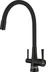 Смеситель для кухни Comfort, c подключением к фильтру, цвет черный ZZ