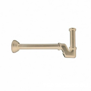 Сифон для раковины с декоративной накладкой, золотой атласный ZZ Kerama Marazzi Универсал 212KM.M0.071