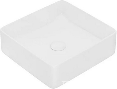 Раковина - чаша IDDIS Slide SLIWS01i27, 36x36x11 см, БЕЗ отверстия под смеситель, цв.белый, ZZ Iddis slide SLIWS01i27