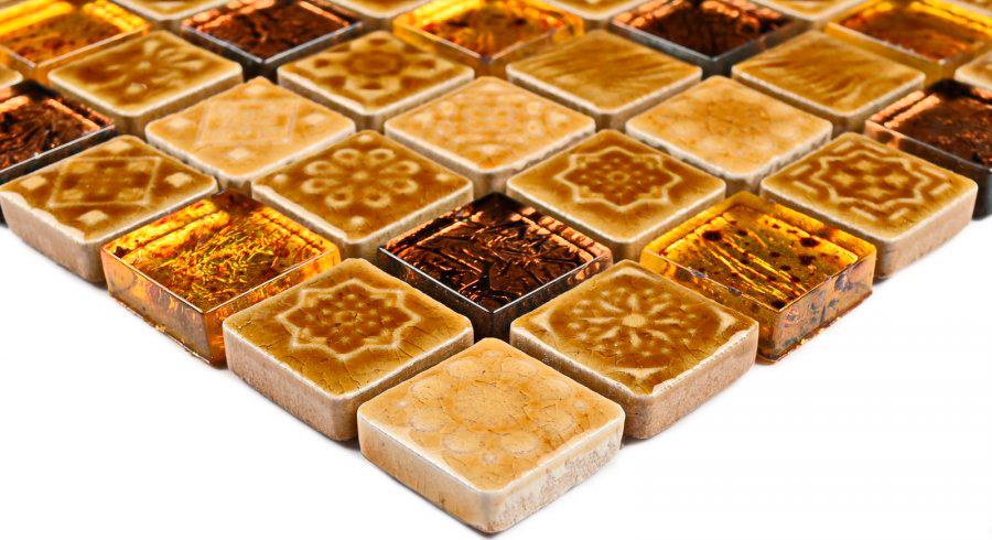 Мозаика Bonaparte Керамическая мозаика Morocco Gold (23x23x8) 30x30 Комбинированный, фото 4