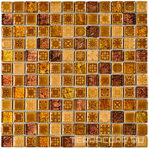 Мозаика Bonaparte Керамическая мозаика Morocco Gold (23x23x8) 30x30 Комбинированный 
