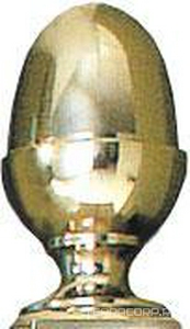 Декор 1ШТ.! "Шишка" на верх (торец) профиля душ. кабин/дверей, (цв. светлое золото), Devon&Devon ZZ Devon & Devon Savoy Dec.2/ORO