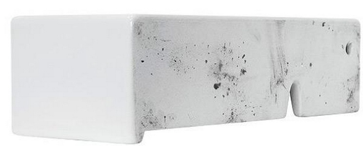 Раковина угловая накладная  35, без крепежа (арт 0030107), цв белый Sanita Luxe Line WB.CR/Line/35-C/WHT.G/S1