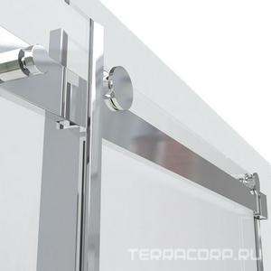 Душевой уголок 1200х900хh1950мм, прямоуг., правый/левый, (стекло прозрачное 8мм, фурн.цв.хром),  ZZ Vincea Como VSR-1C9012CL