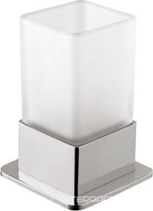 Стакан настольный, (цв.хром / матовое стекло),  ZZ Bemeta Plaza 140110061