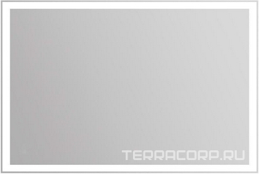 Зеркало 1000x30x800мм, реверс., с встроен.по периметру светильником, голосовым управлением и подогревом, 12W, 220-240V, BelBagno ZZ