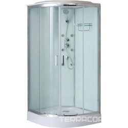 Душевая кабина BelBagno Uno Cab R 2 90 P Cr TOP 90x235x90 BelBagno UNO s385433