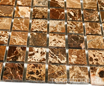 Мозаика Bonaparte Мозаика из натурального камня Ferato (15x15x7) 30,5x30,5 Комбинированный 