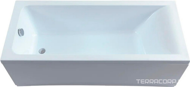 Акриловая ванна BRIGHT 180*80, каркас в комплекте, без панели и сифона Aquanet Bright 233143