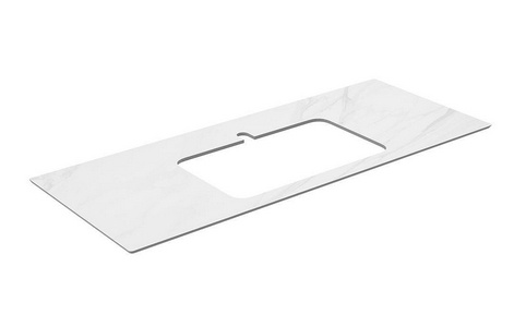 Cтолешница из плитки для мебели , 120 см, для полувстраиваемых раковин, цвет "Монте тиберио натуральный" XX Kerama Marazzi Plaza PL2.SG507100R\120