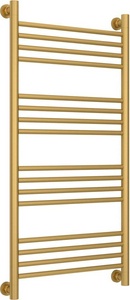 Полотенцесушитель водяной "+" 1000x500 мм, прямой, подключ. 3/4, комплектующие в комплекте, цв.золото матовое ZZ Сунержа Богема 032-0220-1050