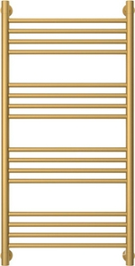 Полотенцесушитель водяной "+" 1000x500 мм, прямой, подключ. 3/4, комплектующие в комплекте, цв.золото матовое ZZ Сунержа Богема 032-0220-1050