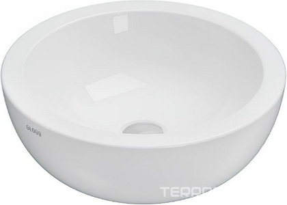 Раковина накладная на столешницу, круглая d420хh160мм, без отв.д/смесит., без перелива,  ZZ Globo Forty3 SC042.BI