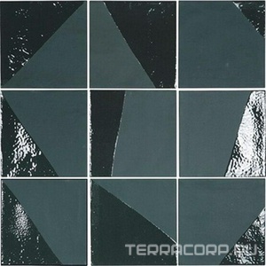 Керамогранит APE Ceramica Delight Drop Victorian Green 13,8x13,8 Зеленый 