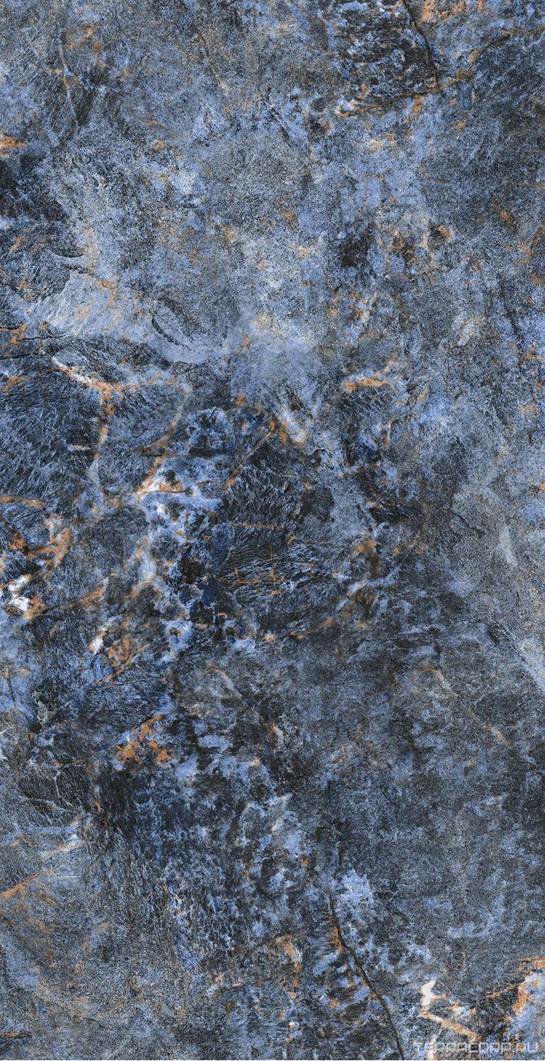 Керамогранит Fusure Ceramic Luxury Stone SS12055 Pol 60x120 Синий, фото 7