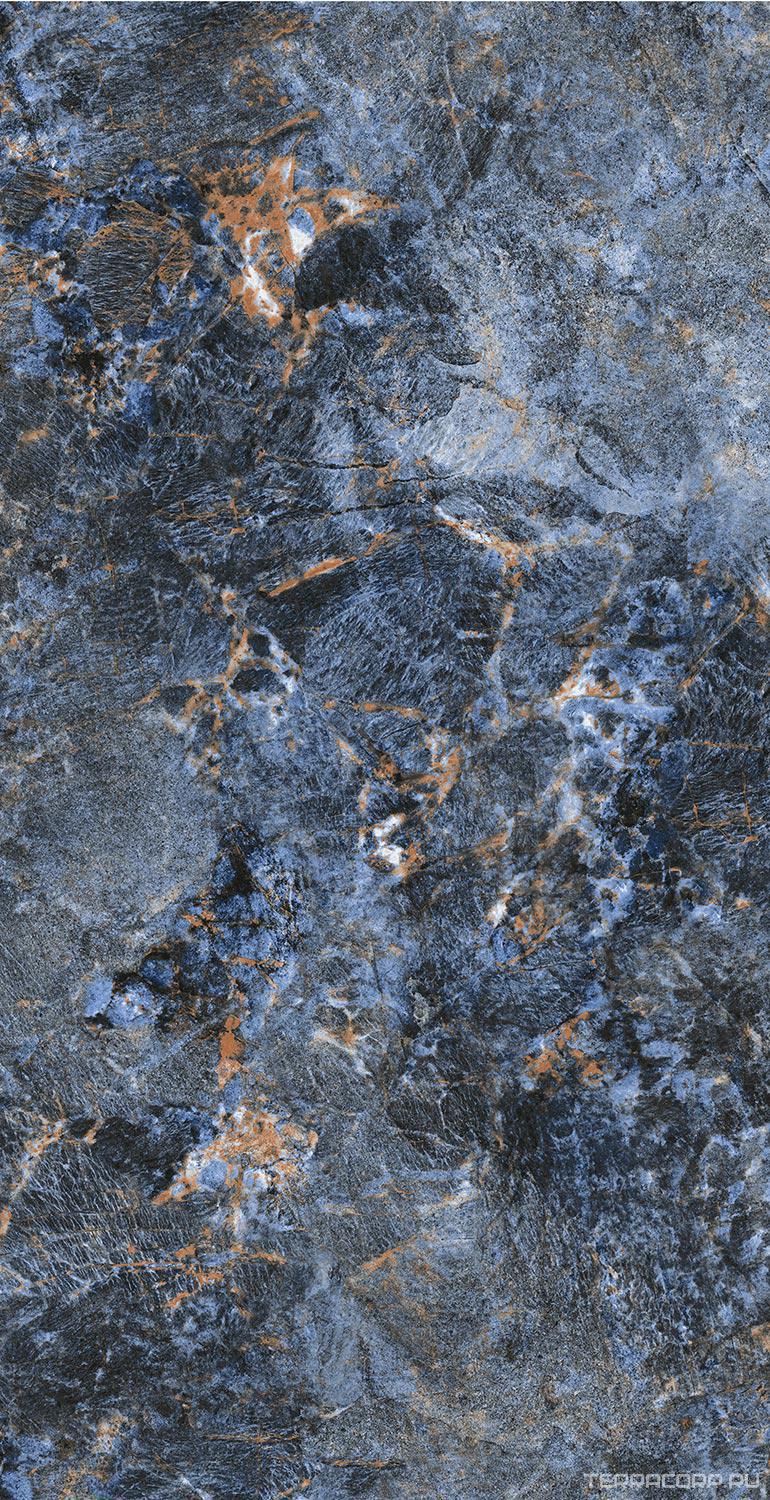 Керамогранит Fusure Ceramic Luxury Stone SS12055 Pol 60x120 Синий, фото 4