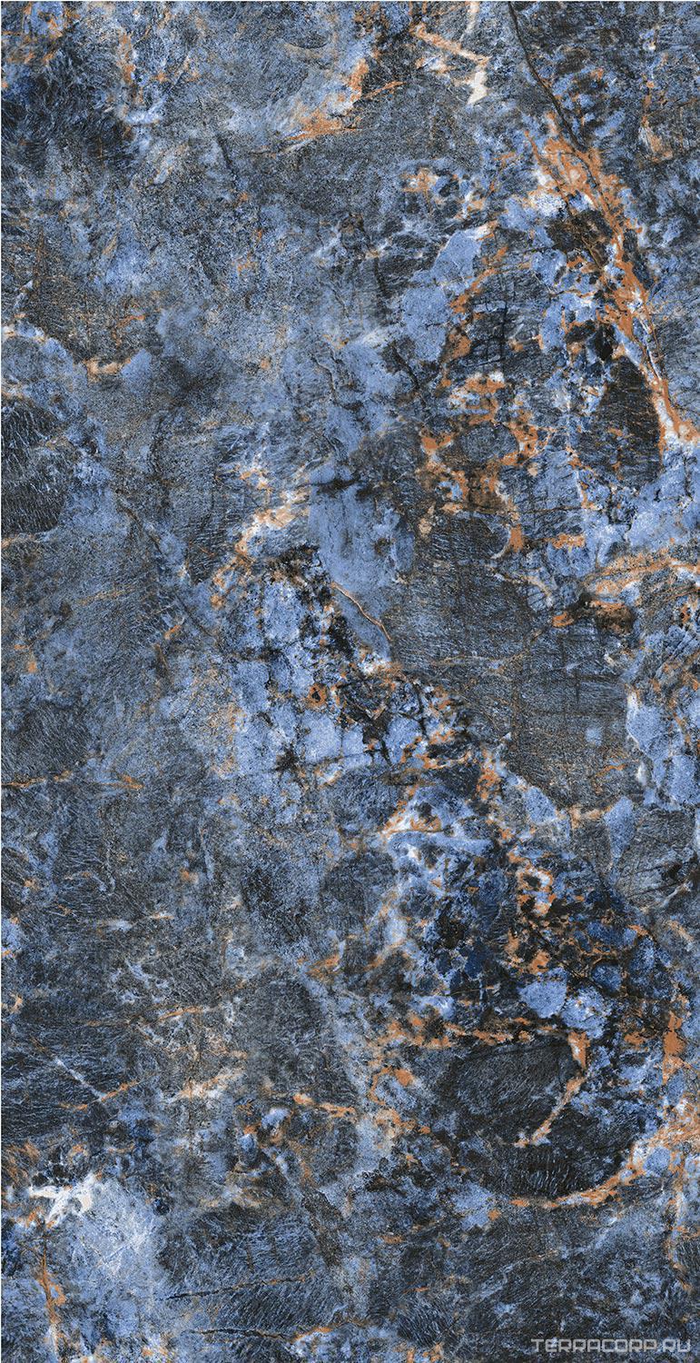 Керамогранит Fusure Ceramic Luxury Stone SS12055 Pol 60x120 Синий, фото 3