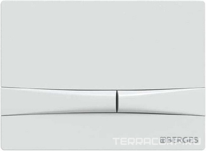 Клавиша для инсталляции, двухрежимная, цв. белый ZZ Berges Novum 040051