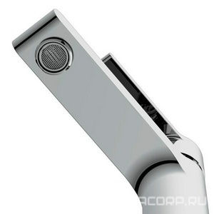 Смеситель для раковины, высокий, донный клапан click clack в комплекте, цв.хром Cersanit Brasko 63024