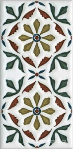 Керамическая плитка Kerama Marazzi Клемансо STG\B618\16000 Декор  орнамент матовый  7.4х15 Комбинированный 