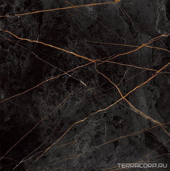 Керамогранит Idalgo Гранит Сандра черно-оливковый LLR легк.лаппат. 60x60 Черный, фото 5