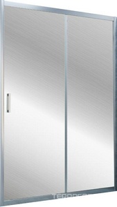 Дверь в нишу , 135*190 см, двухстворчатая раздвижная, профиль хром матовый, стекло прозрачное, ZZ Vegas Glass ZP NOVO ZP NOVO 135 07 01