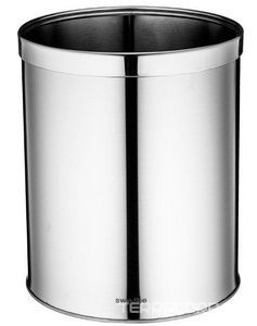 Ведро мусорное с кольцом, (цв.хром),  ZZ Swedbe Attribut 9816