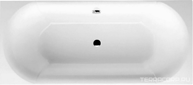 Ванна 1700х750хh450мм, ножки h130-180мм в компл., без удлинённого слива-перелива, (акрил цв. 01 white),  ZZ Villeroy & Boch Pavia UBQ170PAV2V-01