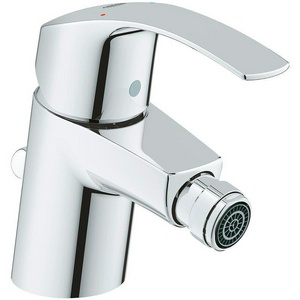 Смеситель для биде, однорычажный, с дон. клап., гибк.подвод., хром KL Grohe Eurosmart New 32929002