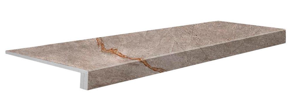 Ступени AtlasConcorde Россия EMPIRE Empire Silver Root Scal. Front. 33x60/ЭМПАИР СИЛЬВЕР РУТ СТУПЕНЬ ФРОНТАЛЬНАЯ 33x60 Серый, фото 3