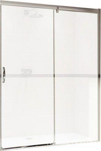 Дверь раздв.,с непод.cегм., д/ниши, 1600хh2003мм,вход слева 730мм, неподв.cегм,крепл. справа.(пр.глянц.хром, стек/проз.Anti-Plaque,Soft close/open) ZZ Huppe Huppe Aura elegance 401518 730 092 322