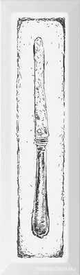 Декор Knife черный XX8.5x28.5