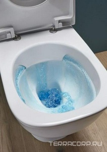 Унитаз безободковый напол ьный, в комплекте с тонким сиденьем, креплениями Jacob Delafon Elite E20997-00