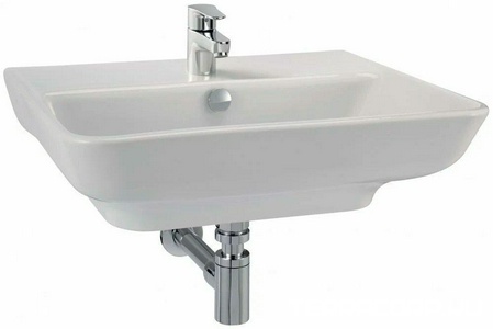 Раковина подвесная 65x48 см, с отв.для смесителя, цв.белый ZZ Jacob Delafon Struktura EGC112-00