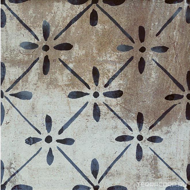 Керамическая плитка Kerama Marazzi Довиль Декор 4 глянцевыйXX 9,8х9,8 Комбинированный, фото 3
