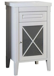 Тумба напольная Палермо 50, 500х865х350 мм, правая, цвет белый матовый, БЕЗ раковины Анита 50 XX